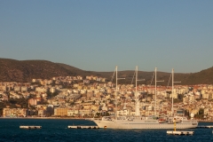 Kusadasi Harbour from Pigeon Island