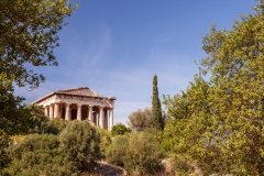Hephaisteion across the Ancient Agora