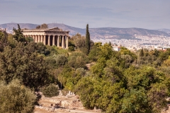 Hephaisteion across the Ancient Agora