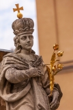 Statue in front of the Arcbishop's Palace, Veszprem