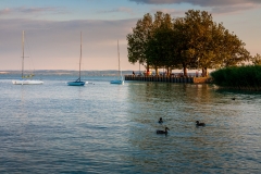 Evening over Lake Balaton