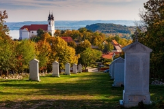 Tihany Abbey from the Calvary