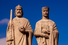 Statues of King Stephen and Queen Gisella