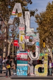 Sculpture in Passeig de Gràcia