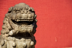 Lion statue