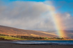 Rainbow over the Sutherland Coast