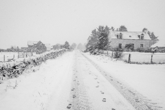 Cottage in the snow