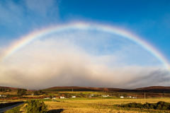 Early morning rainbow