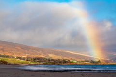 Rainbow over the Sutherland Coast