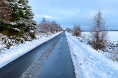 Road through the snow