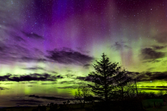 Spring aurora over West Shinness