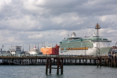 Cruise ships at berth
