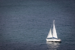 Sailing boat from Berry Head
