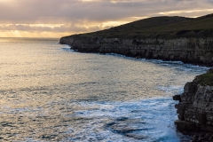 Winter light at St. Aldhelm's Head