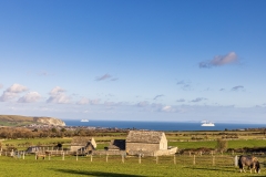 Cruise ships in Swanage Bay