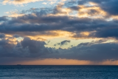 Pastel sky off the Purbeck coast