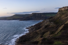 Dusk over the Purbeck Coast