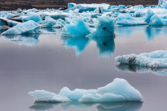 Icy reflections, Jökulsárlón glacial lagoon