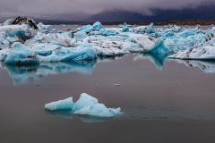 Icebergs on Jökulsárlón Glacier Lagoon