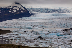 Glacial lagoon and glacier, Skaftafellsjökull