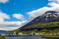 Town centre and harbour,Seyðisfjörður