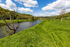 Looking north from Bigsweir Bridge