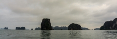 View from the kayak, Ha Long Bay