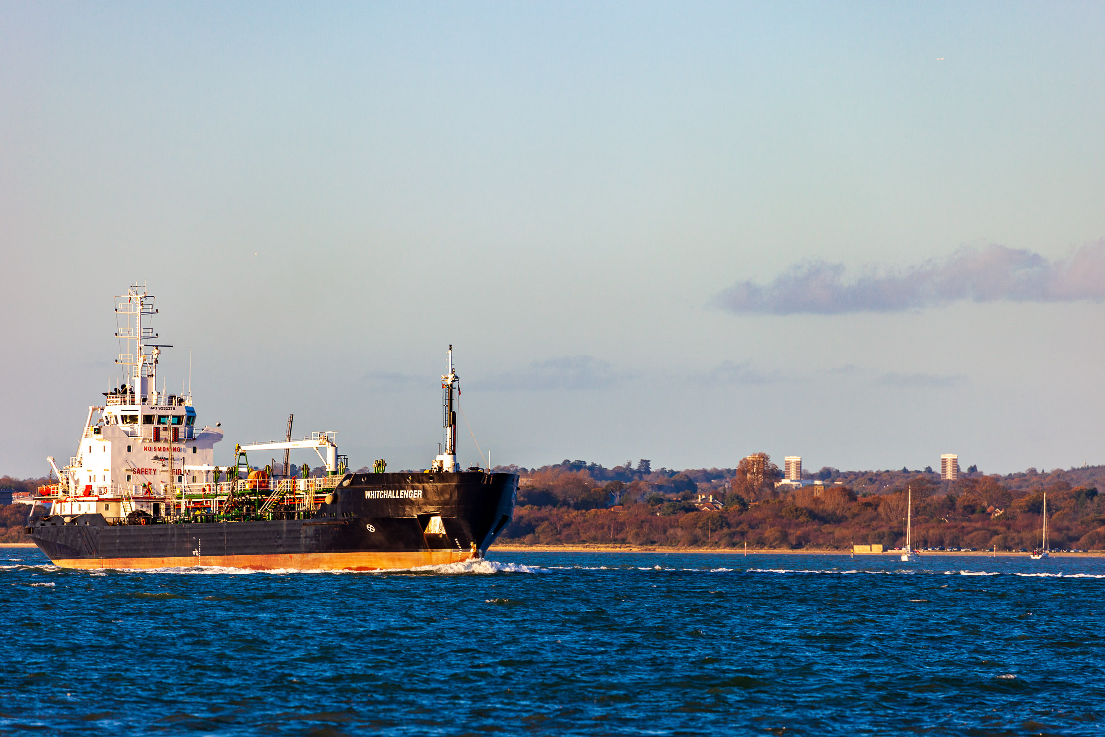 Ships on Southampton Water