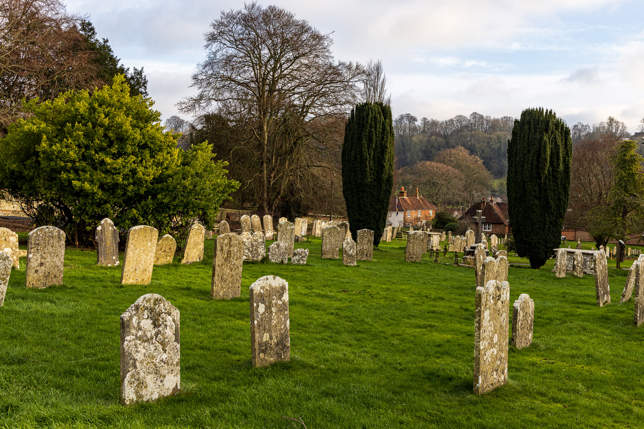 Hambledon churchyard