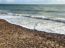 Winter afternoon on Southsea beach