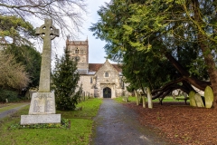 Approach to the Church of St. Peter and St. Paul, Hambledon