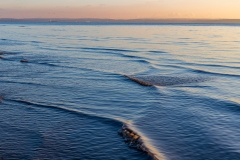 Wave patterns at Meon Beach