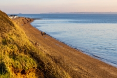 Meon Beach from the clifftop path
