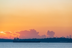 Sailing into the sunset