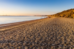 View north along Meon Beach