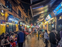 Hanoi Old Quarter at night