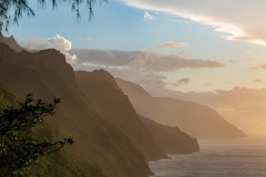 Evening light, Na Pali Coast
