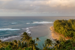 Ke'e Beach from the Kalalau Trail