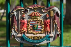 Iolani Palace gate