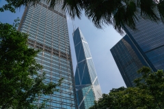 Central tower blocks