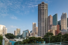 Hong Kong apartment blocks