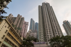 Hong Kong apartment blocks