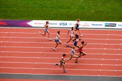 Womens 100m T37 heats