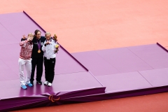 Womens Javelin F12/13 medal ceremony
