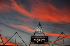 Sunset over the Olympic Stadium