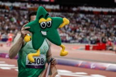 Jason Smyth celebrates