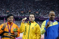 Men's Shot Put F20 medallists