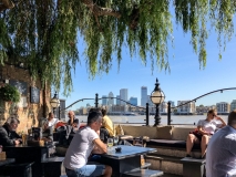 Terrace garden of The Prospect of Whitby pub, Shadwell