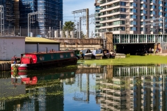 Regents Canal at Kings Cross Central