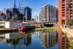 Regents Canal at Kings Cross Central